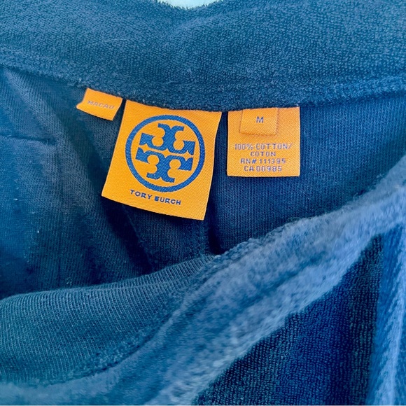 Authentic Tory Burch Dark Blue Track Pants - Picture 6 of 10